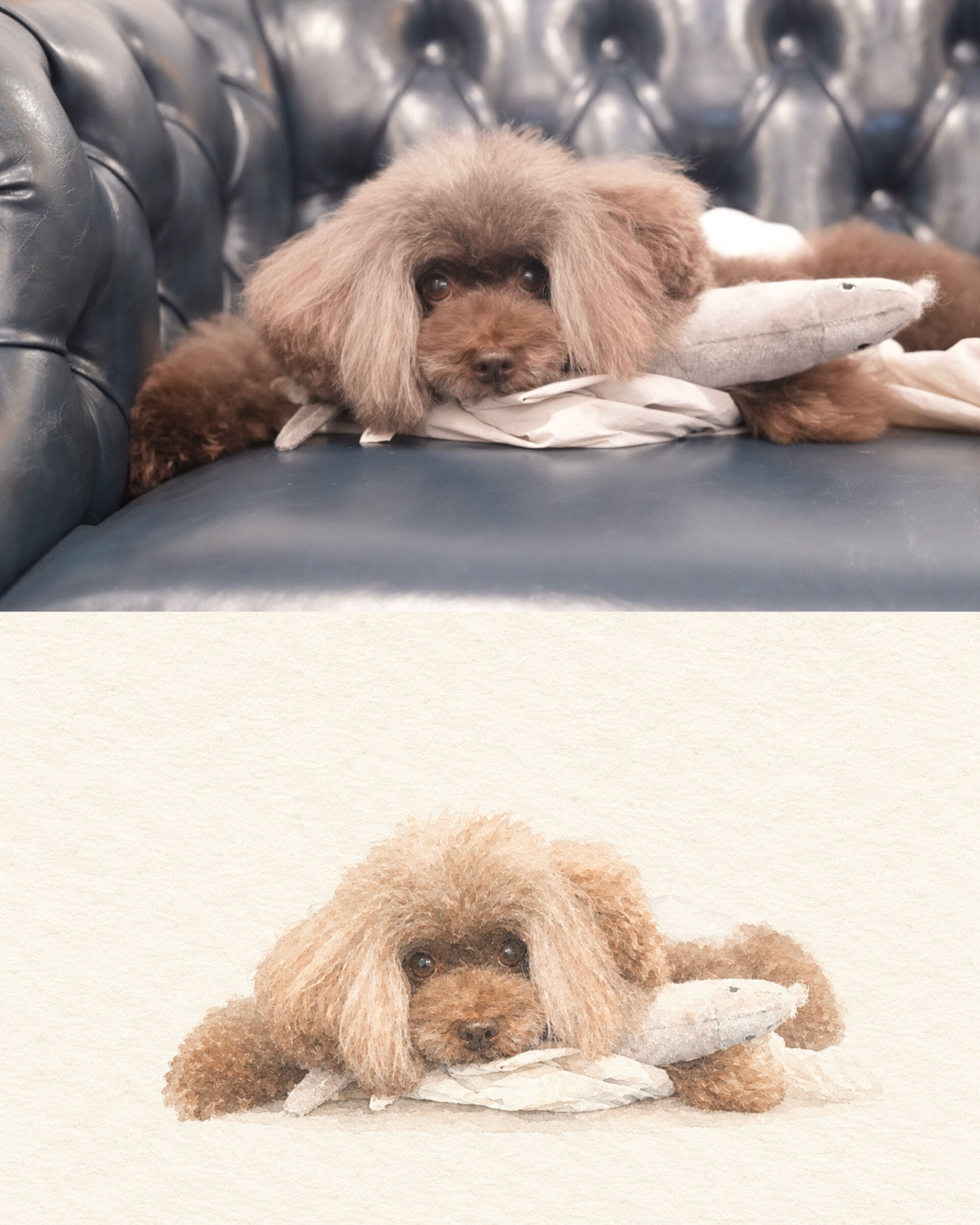 流行りのプロンプト🐶